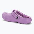 Crocs Classic Lined orchid children's slides 4