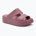 Women's Crocs Gateway Platform H-Strap slides cassis