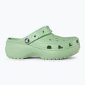 Women's Crocs Classic Platform Clog fair green 3