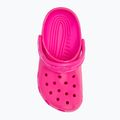 Crocs Classic Neon Highlighter Clog pink crush children's slides 6