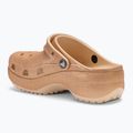 Crocs Classic Platform Glitter shitake women's slides 4