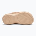 Crocs Classic Platform Glitter shitake women's slides 5
