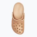 Crocs Classic Platform Glitter shitake women's slides 6