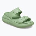 Women's Crocs Classic Crush Sandal fair green slides 8