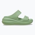 Women's Crocs Classic Crush Sandal fair green slides 9