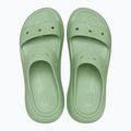 Women's Crocs Classic Crush Sandal fair green slides 11