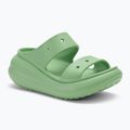 Women's Crocs Classic Crush Sandal fair green slides