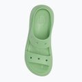 Women's Crocs Classic Crush Sandal fair green slides 5