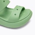 Women's Crocs Classic Crush Sandal fair green slides 7