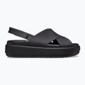 Women's Crocs Brooklyn Luxe Cross Strap sandals black 9