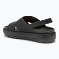 Women's Crocs Brooklyn Luxe Cross Strap sandals black 3