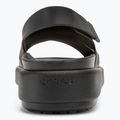 Women's Crocs Brooklyn Luxe Cross Strap sandals black 6