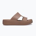 Women's slides Crocs Gateway Platform H-Strap latte