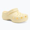 Women's Crocs Classic Platform Clog buttercream flip-flops