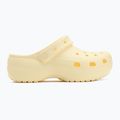 Women's Crocs Classic Platform Clog buttercream flip-flops 3