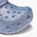 Crocs Classic Glitter Clog Toddler frosted glitter slides 8