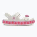 Crocs Crocband Cruiser Pet Kids white/pink tweed sandals 2