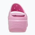 Women's Crocs Stomp Slide pink tweed slides 10