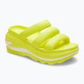 Women's Crocs Mega Crush Triple Strap slides acidity 8