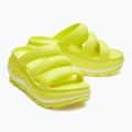 Women's Crocs Mega Crush Triple Strap slides acidity 13