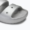 Crocs Classic Metallic Sandal V2 slides silver 7