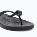 Crocs Flip black flip flops 7