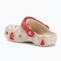 Crocs Classic Heart Print Clog sandstone children's flip-flops 4