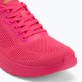 Women's SKECHERS Bobs Squad Chaos Cool Rythms pink shoes 7