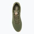 SKECHERS Uno Shimmer Away olive/rose gold/mesh women's shoes 7