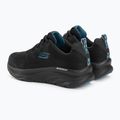 SKECHERS men's D'Lux Walker Get Oasis black/teal shoes 3