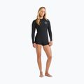 Women's swimming wetsuit Billabong 2/2 mm Spring Fever Natural Back Zip LS Spring Wetsuit black 2