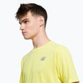 Men's New Balance Top Impact Run T-shirt yellow MT21262CSE 4