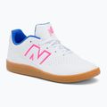 New Balance Audazo V6 Control IN Jr children's football boots white SJA3IWB6.M.045