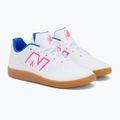 New Balance Audazo V6 Control IN Jr children's football boots white SJA3IWB6.M.045 4