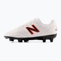 New Balance 442 V2 Academy FG children's football boots white JS43FWD2.M.035 12