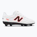 New Balance 442 V2 Academy FG children's football boots white JS43FWD2.M.035 2
