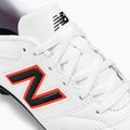 New Balance 442 V2 Academy FG children's football boots white JS43FWD2.M.035 8