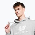 Men's training sweatshirt New Balance Essentials Stacked Logo French Terry Hoodie grey MT31537AG 4