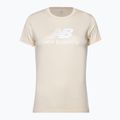 Women's New Balance Essentials Stacked Logo Co beige T-shirt WT31546TCM 5