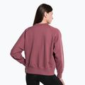 Women's training sweatshirt New Balance Athletics Remastered French Terry Crewneck red WT31500WAD 3