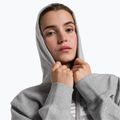 Women's training sweatshirt New Balance Essentials Stacked Logo French Terry Hoodie grey WT31533AG 4