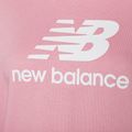 Women's training sweatshirt New Balance Essentials Stacked Logo French Terry Hoodie pink WT31533HAO 7