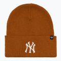 47 Brand MLB New York Yankees Haymaker winter beanie burnt orange