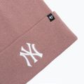 47 Brand MLB New York Yankees Haymaker winter beanie mauve 3