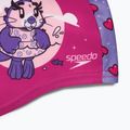 Speedo Printed Polyester pink/purple swimming cap 3