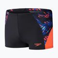 Men's Speedo ECO END+ Splice swim shorts black/orange 6