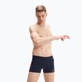 Men's Speedo Tech Panel navy/orange swim boxers 8