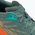 HOKA Speedgoat 5 men's running shoes green-orange 1123157-TMOR 8