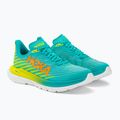 HOKA Mach 5 men's running shoes blue/yellow 1127893-CEPR 3