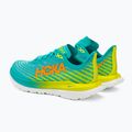 HOKA Mach 5 men's running shoes blue/yellow 1127893-CEPR 4